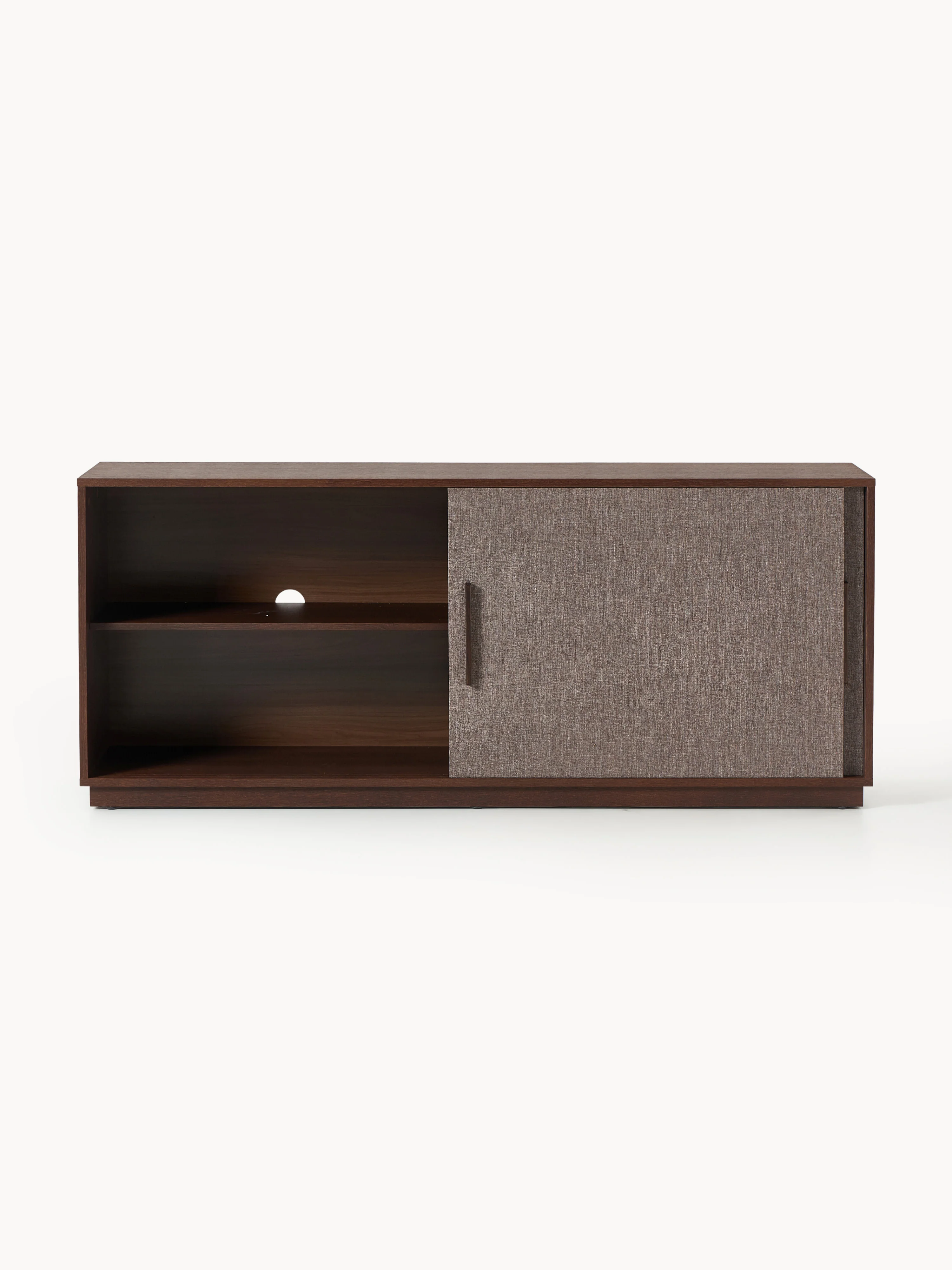 Houten dressoir Wisp met gestoffeerde voorzijde