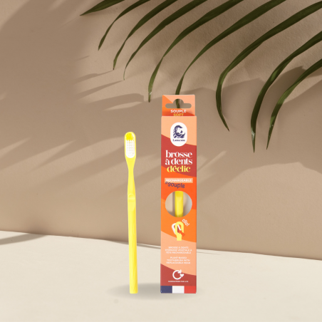 Lamazuna Brosse à dents rechargeable Jaune Mimosa - Souple