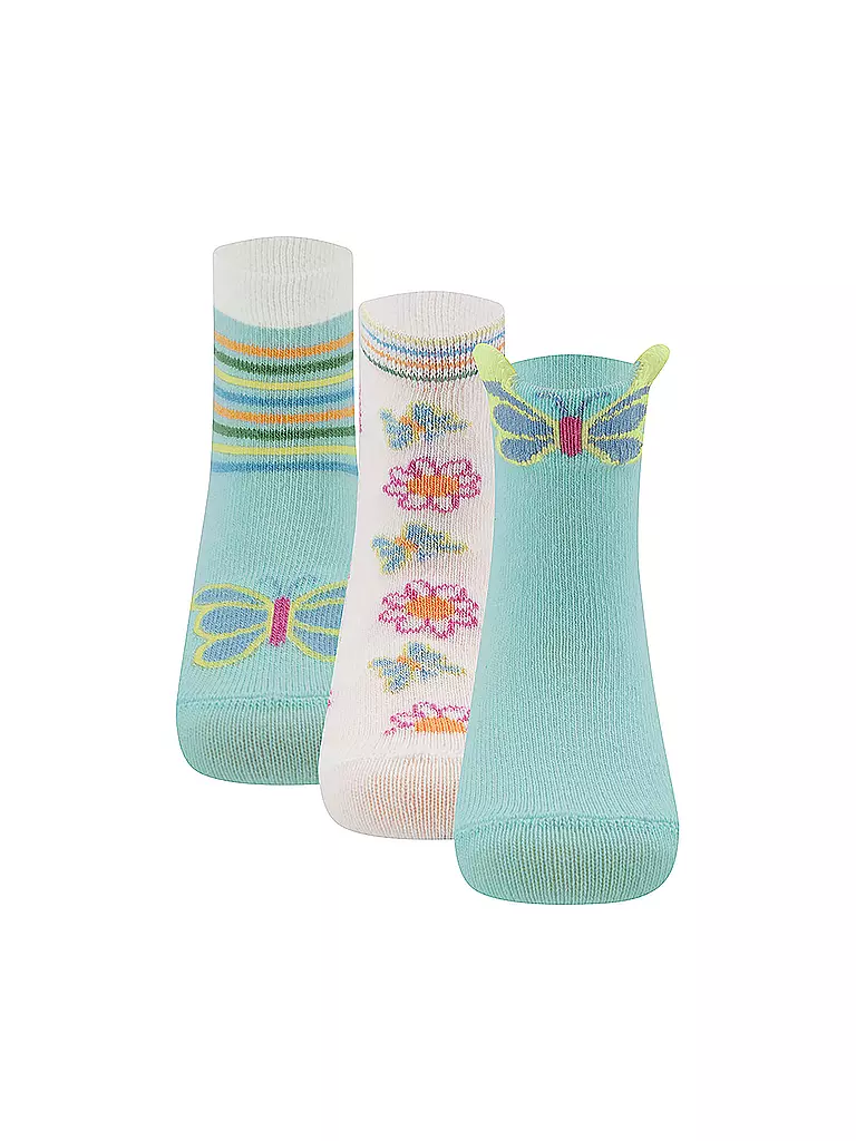 EWERS Baby Socken 3er Pkg hellblau hellblau