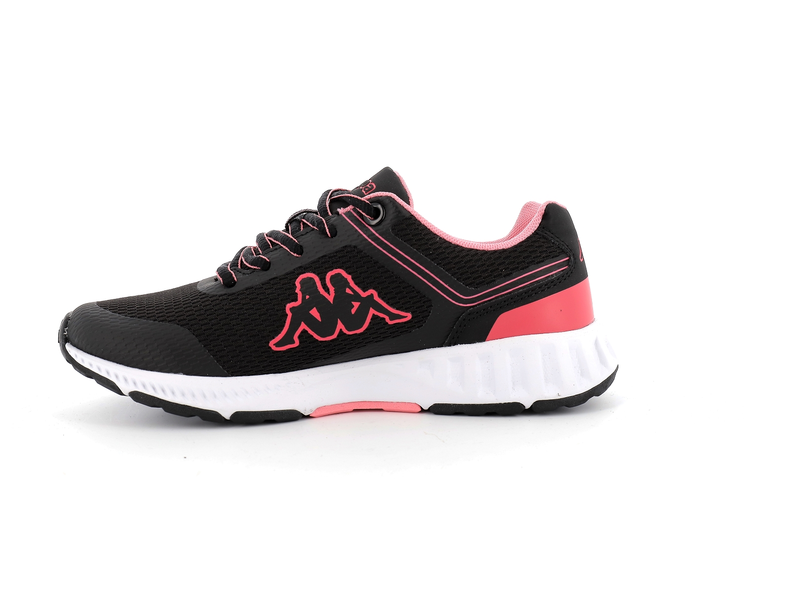 Kappa-3117L8W Matières combinées Noir Rose