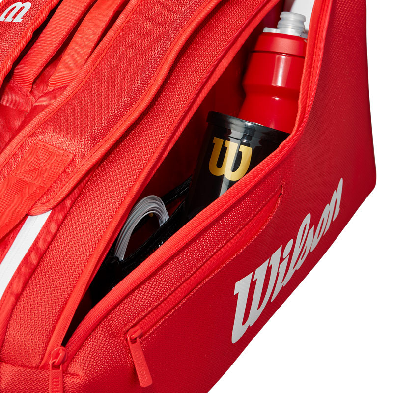 Sac de tennis Wilson 6 pack Super Tour rouge