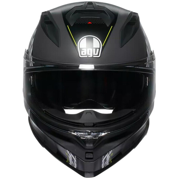 AGV - Casque K7 Kyber Gris Mat / Jaune fluo