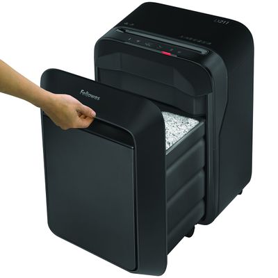 Fellowes Powershred LX211 - destructeur de documents coupe croisée microparticules - 15 feuilles - Corbeille 23 litres - noir