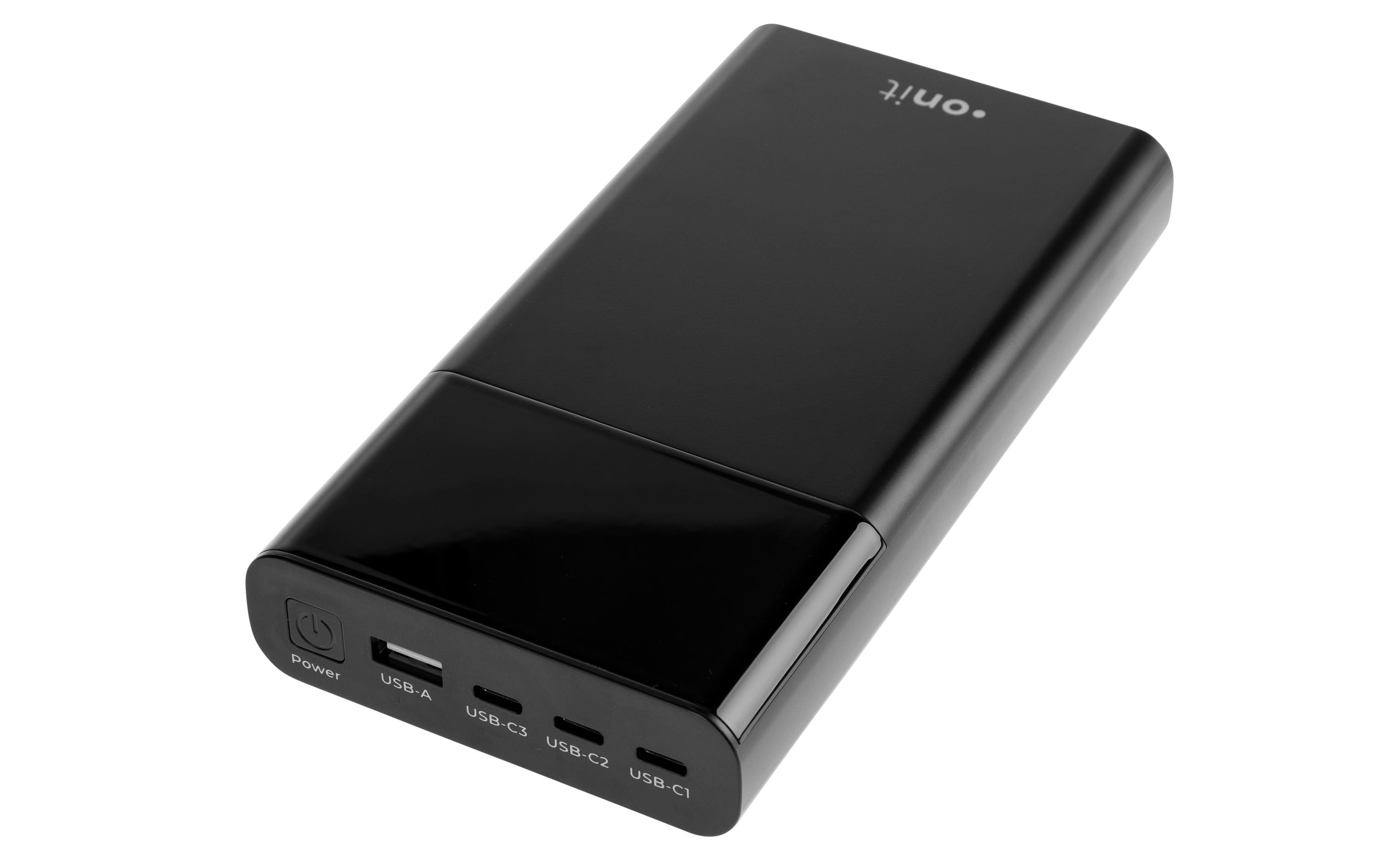Powerbank Pro 20000 mAhLeistungsstarke Powerbank mit vier Ladeanschlüssen und modernen Ladestandards