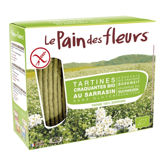 LE PAIN DES FLEURS Knusprige Schnitten Buchweizen Bio glutenfrei 300 g
