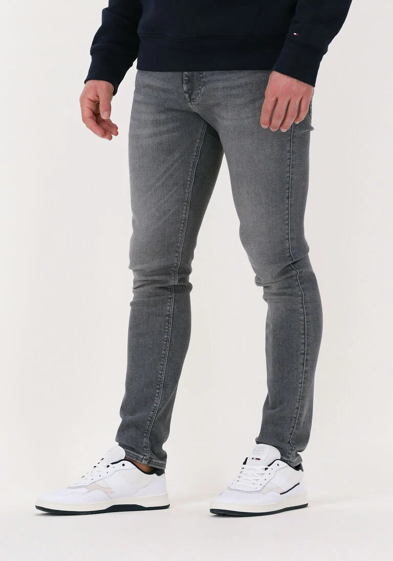 TOMMY HILFIGER grijze tommy hilfiger slim fit jeans xtr slim layton pstr bass grey