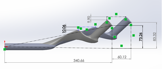Profile Design 43 ASC Aerobar Extensions340 mm