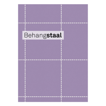 Behangstaal Vliesbehang Ruit paars (dessin 112029)