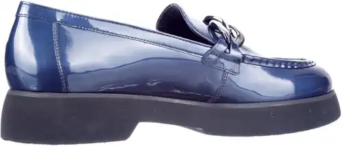 10 1625 Hogl blauw lak - maat 10 instapper blauw lak - maat 10 Calandschoen