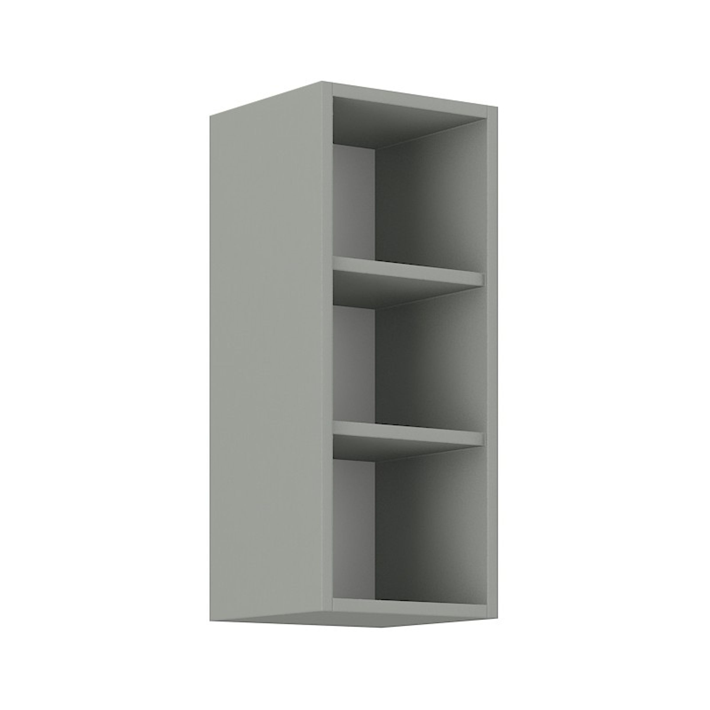 Hängeschrank Regal 30 cm Bianca Grey Rose - Grau Küchenzeile Küchenblock