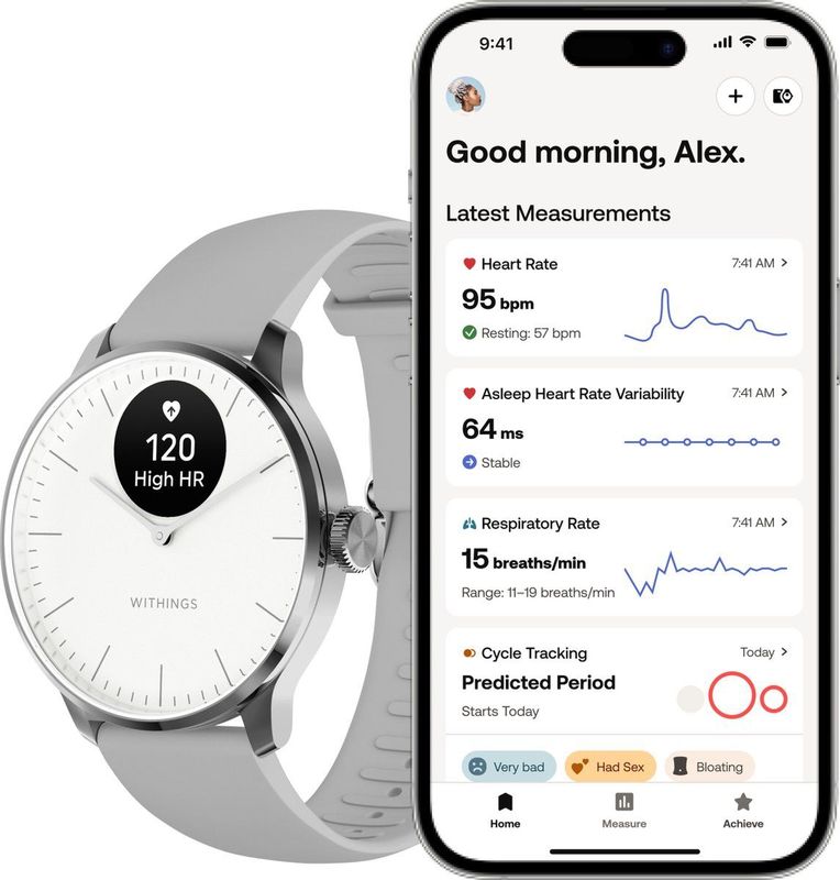 Withings Scanwatch Light - Wit 37mm