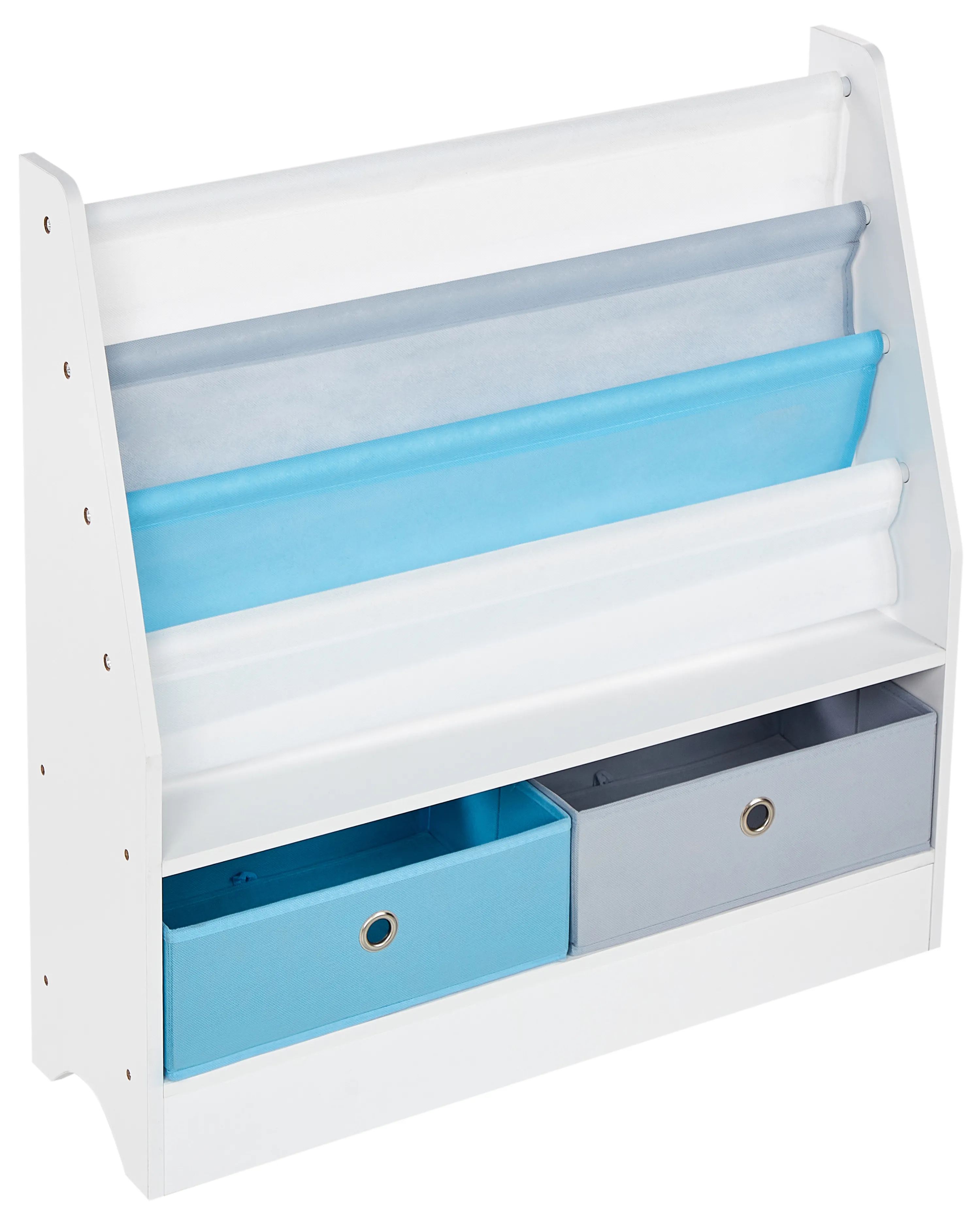 Boekenkast met 3 planken TUMBY 74 cm Wit