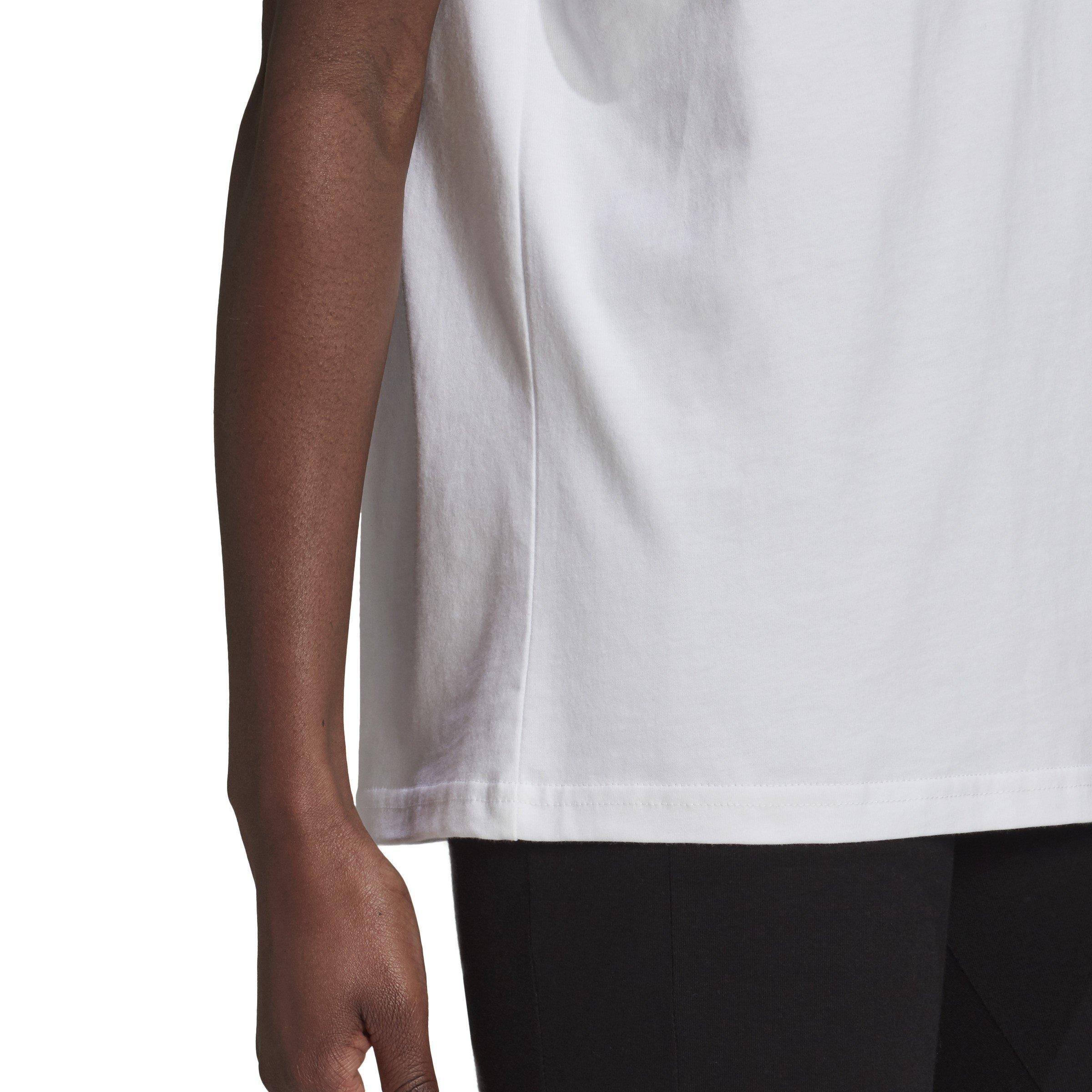 adidas Essentials 3 Stripe T-Shirt Womens