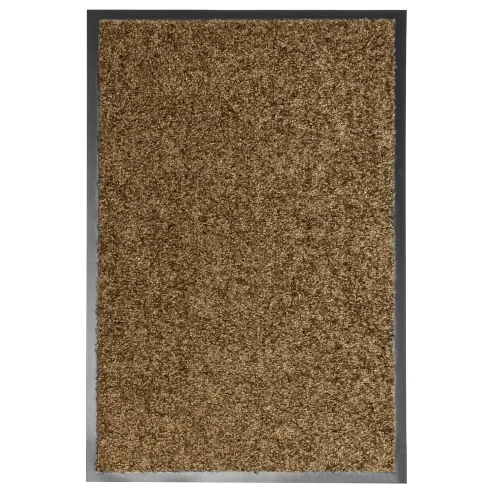 Paillasson lavable marron 40x60 cm