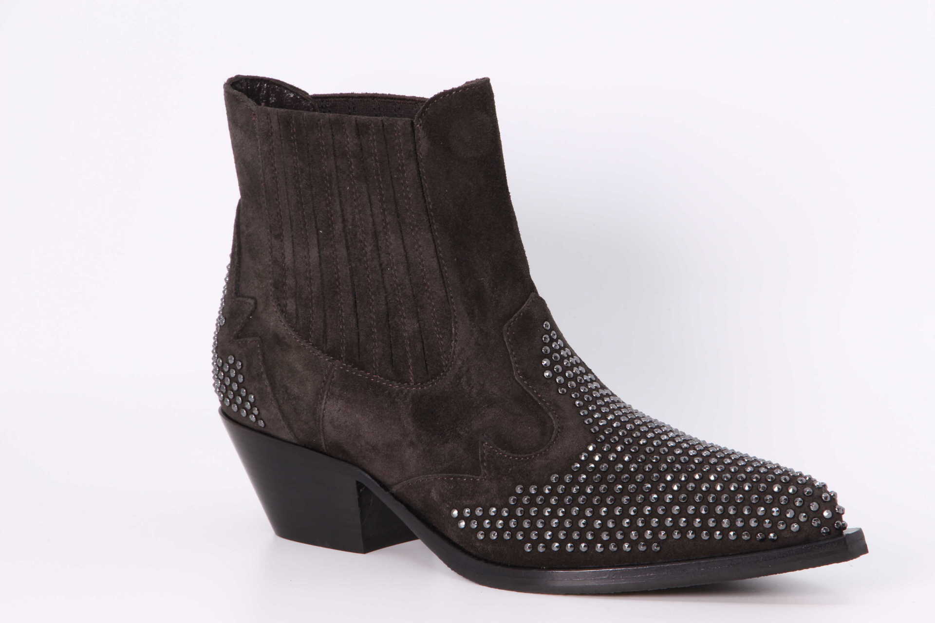 Laura Bellariva Western Stiefelette testa di moro