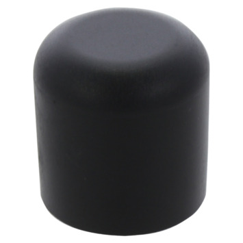 Handson meubeldop rond zwart 19 mm 4 stuks