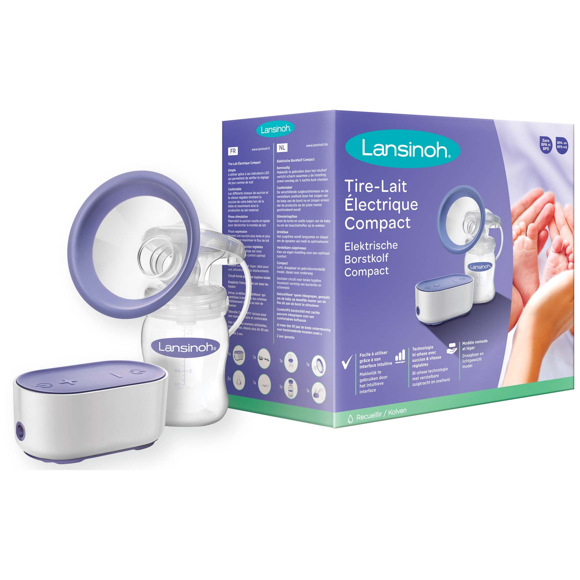 Lansinoh Compact elektrische borstkolf