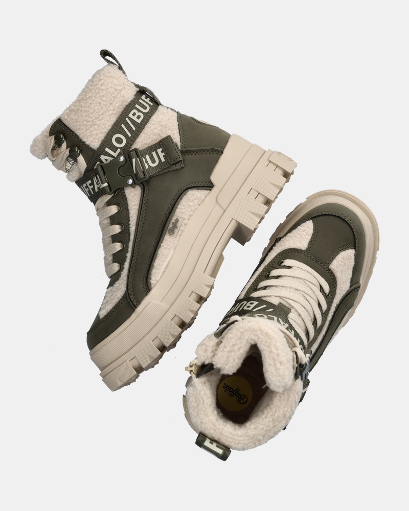 Buffalo Aspha Combat Mid Warm Veterboots  - groen