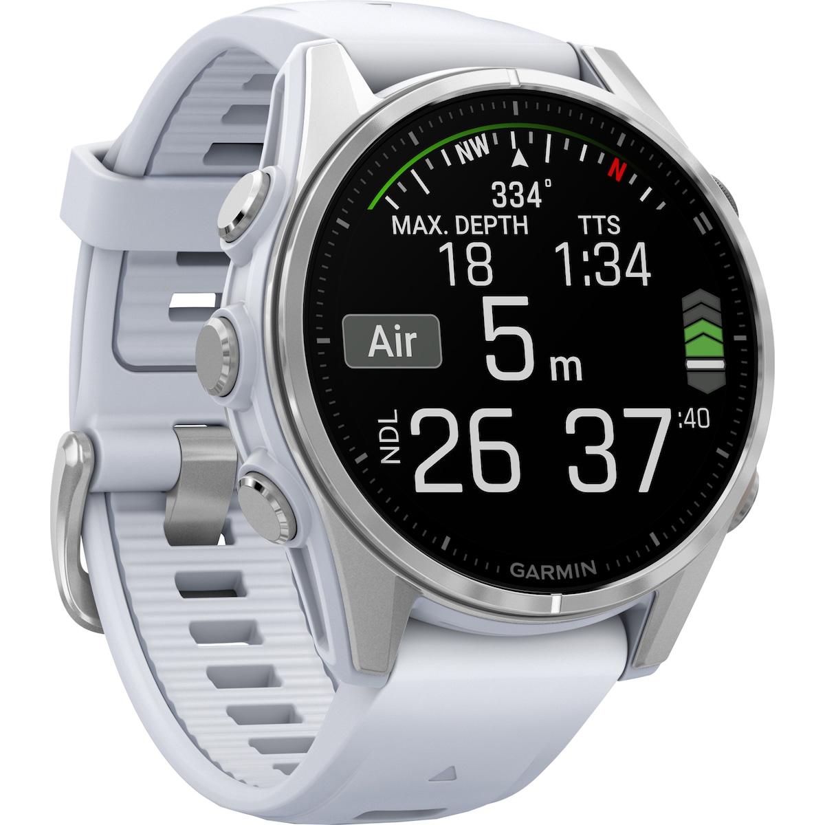 Garmin Fenix 8 smartklokke 43 mm (Whitestone)