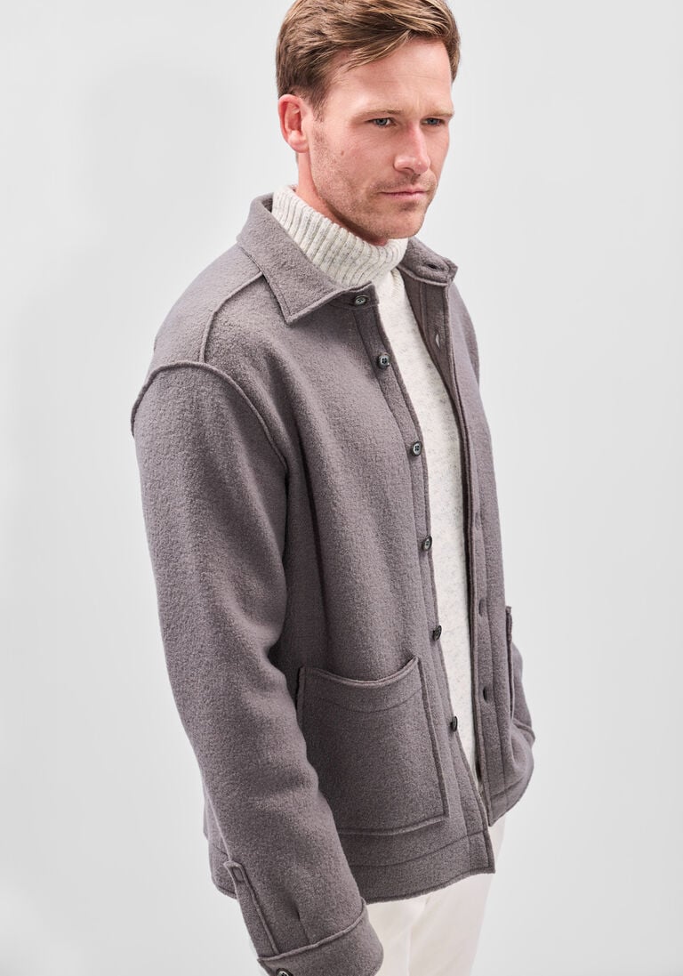 taupe xacus overshirt overshirt