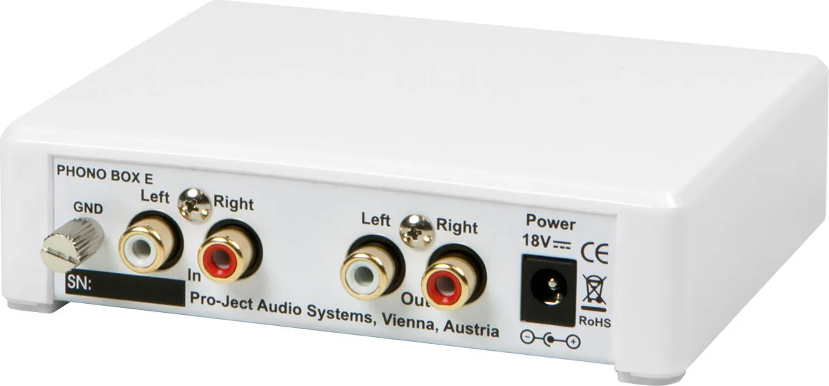 Pro-Ject Phono Box E blanc Préamplis phono