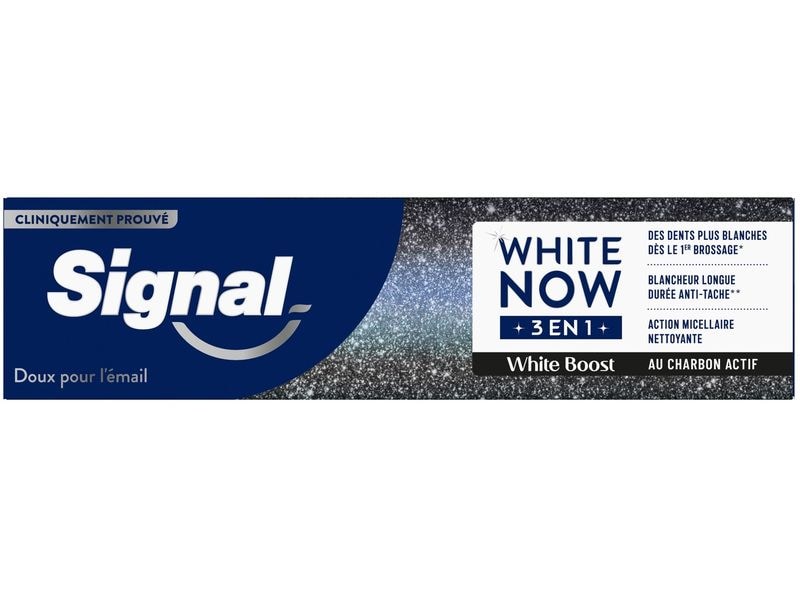 Signal Zahnpasta White Now 3 in 1 White Boost 75 ml Zahncreme für ein reines und natürlich weisseres Lächeln