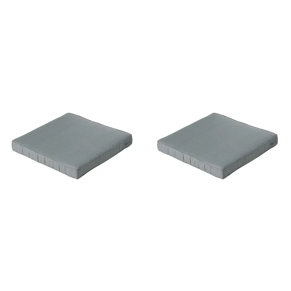 Madison - Lounge Zitkussen Basic grey - Ca. 73x73 cm - Set van 2