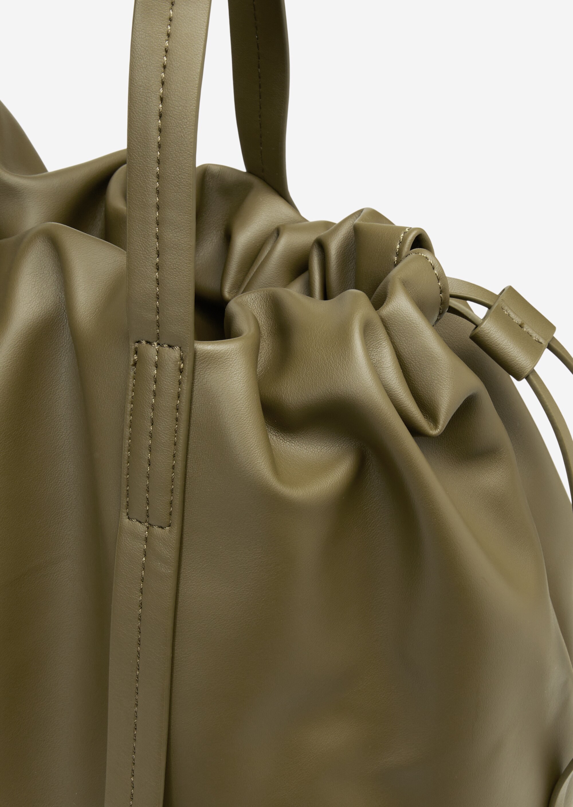 Shopper large aus einer Lederalternative aus recyceltem Polyester