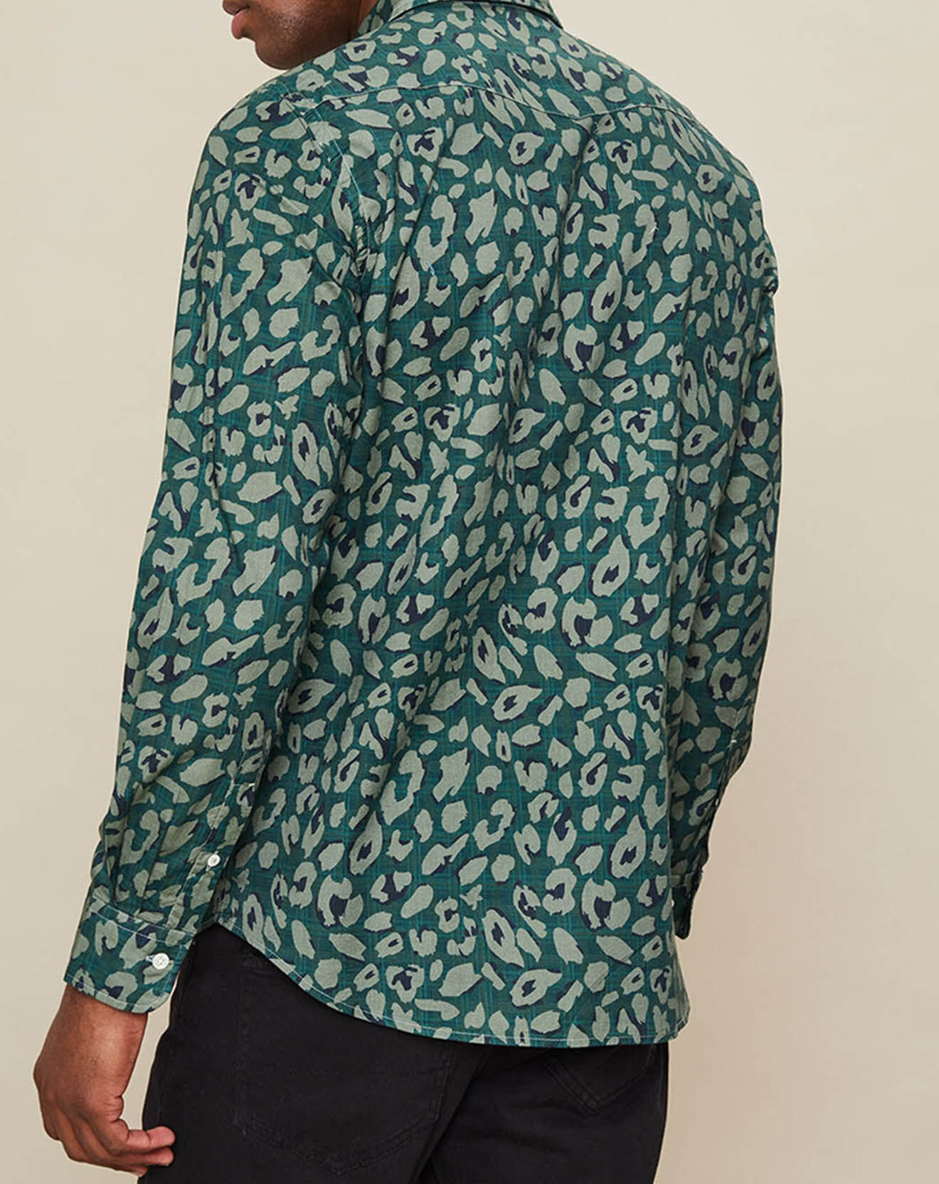 Hartford Chemise Slim Fit Storm camouflage kaki