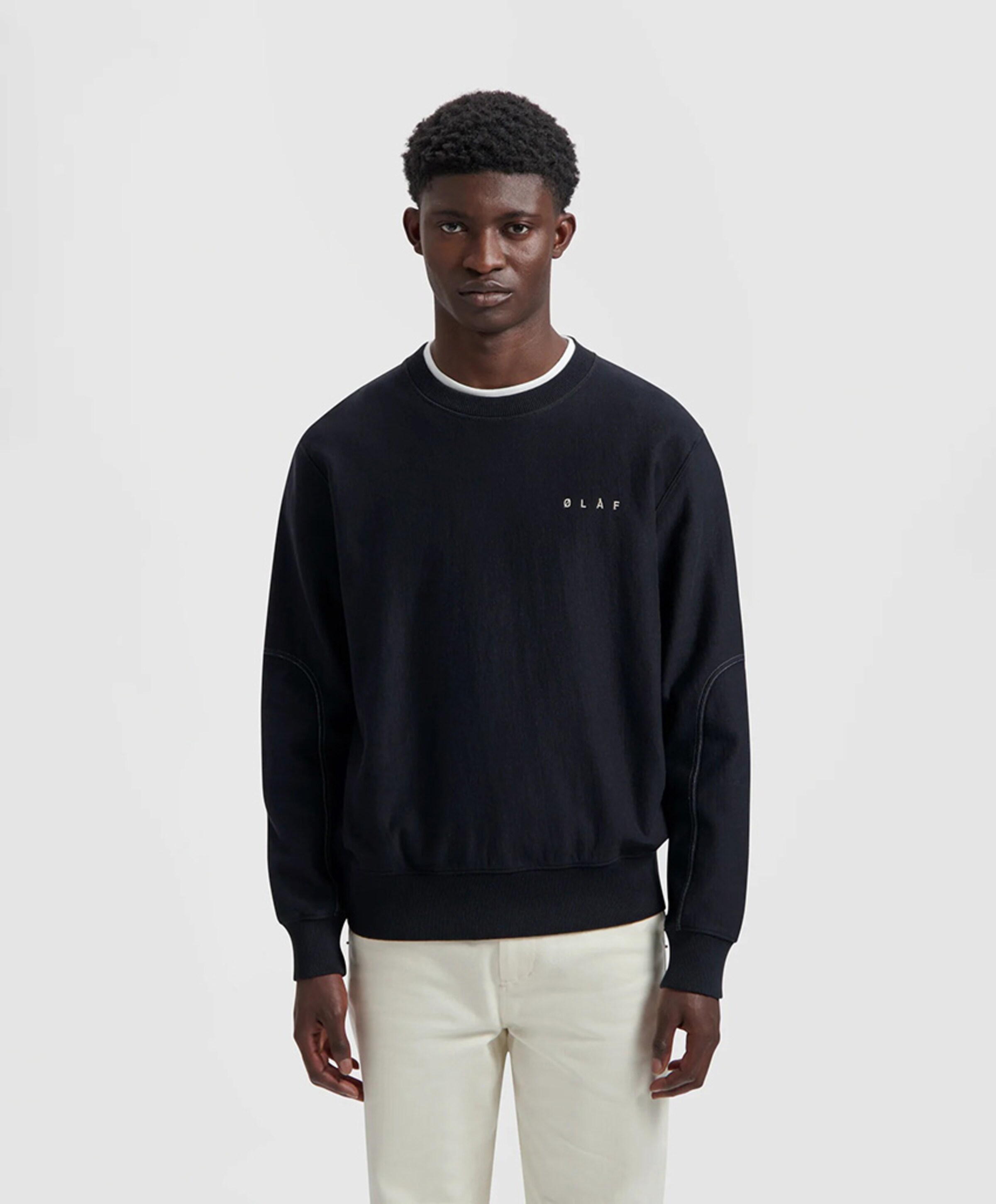 Olaf Heren sweater zwart