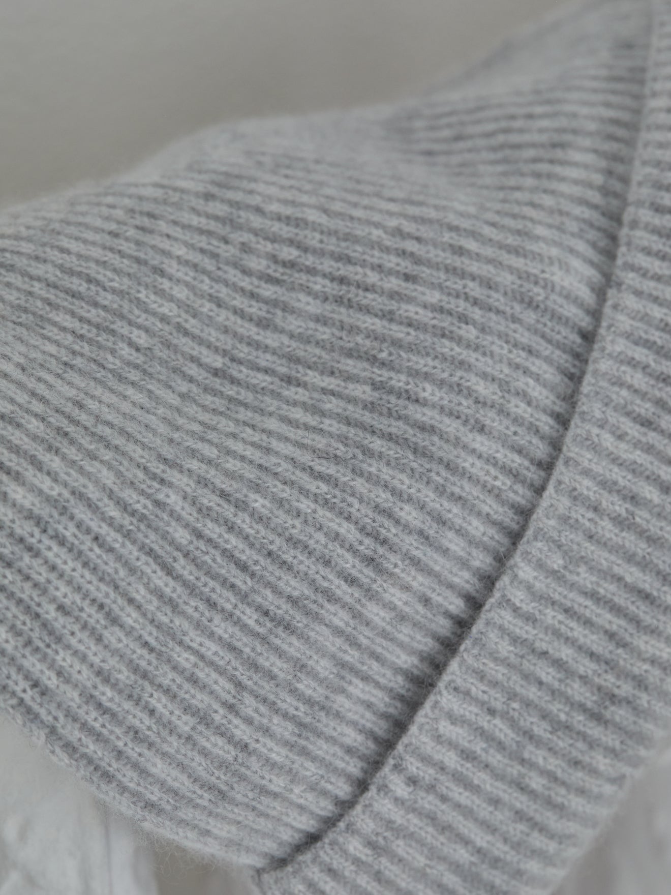 Bonnet maille côtelée - Collection Cachemire