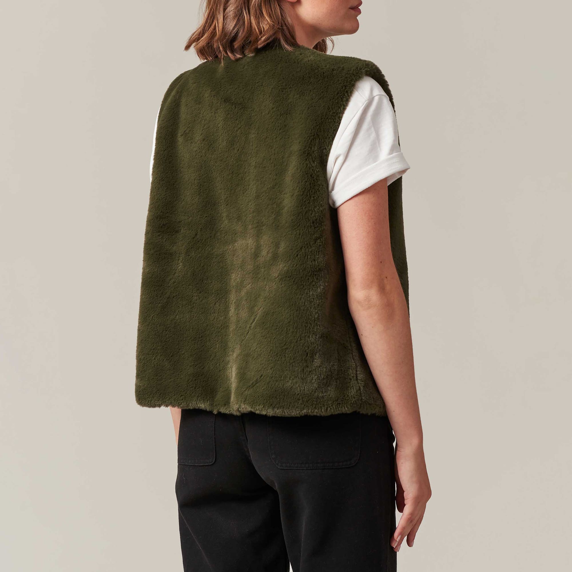 Gilet Femme kaki