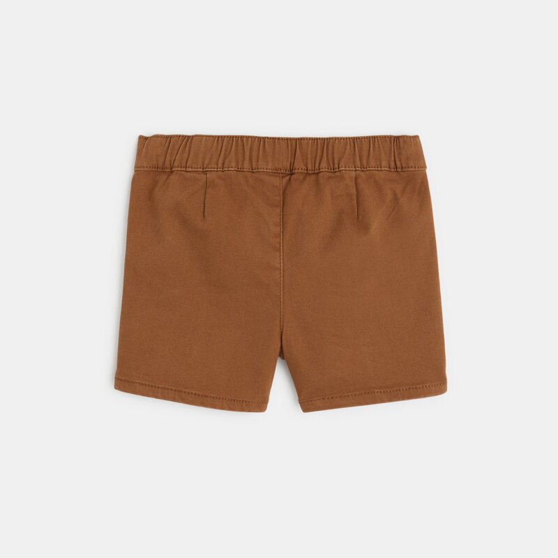 Short saharien nœud fantaisie marron bébé fille Marron