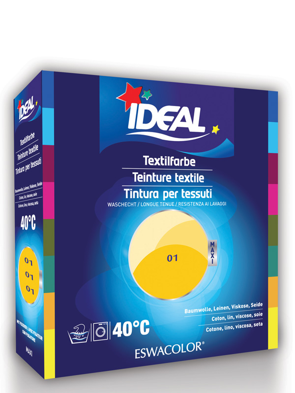 IDEAL MAXI Baumwolle Color No01 gelb 1 Stk