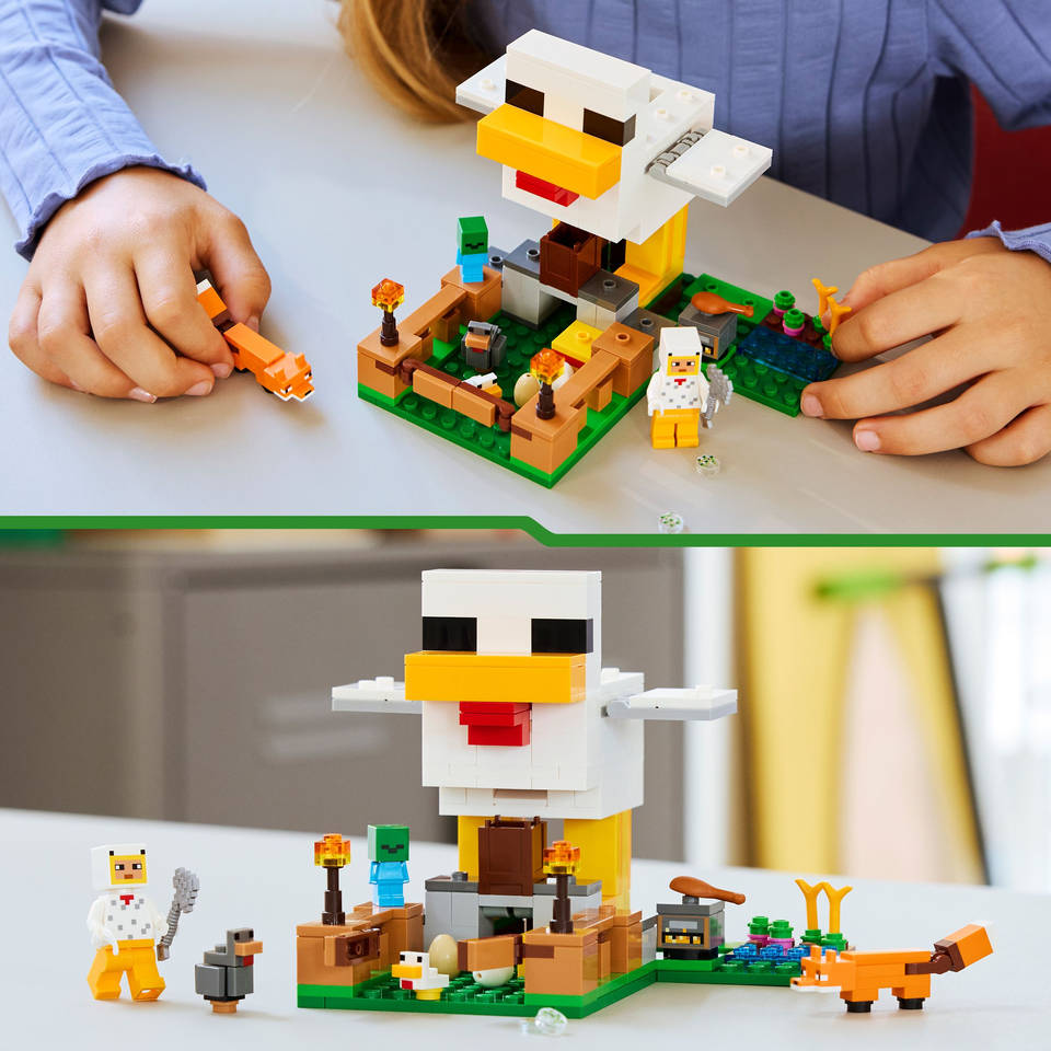 LEGO Minecraft kippenboerderij 21585