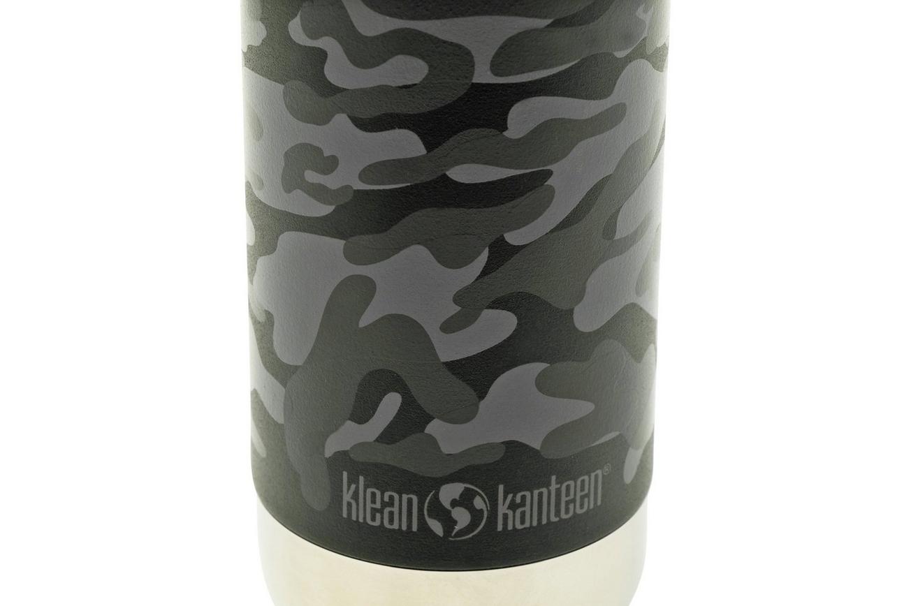 Klean Kanteen Classic Insulated Narrow Loop Cap, 355 ml, Black Camo