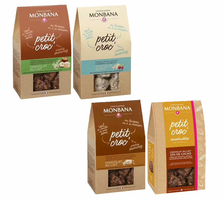 Pack découverte - 4 variétés de Petit Croc' - MONBANA
