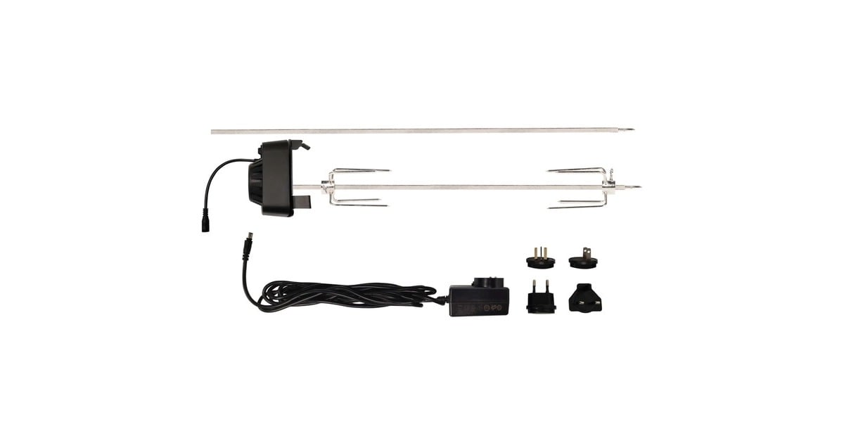 MasterbuiltGravity Series Rotisserie Kit  (Roestvrij staal/zwart)