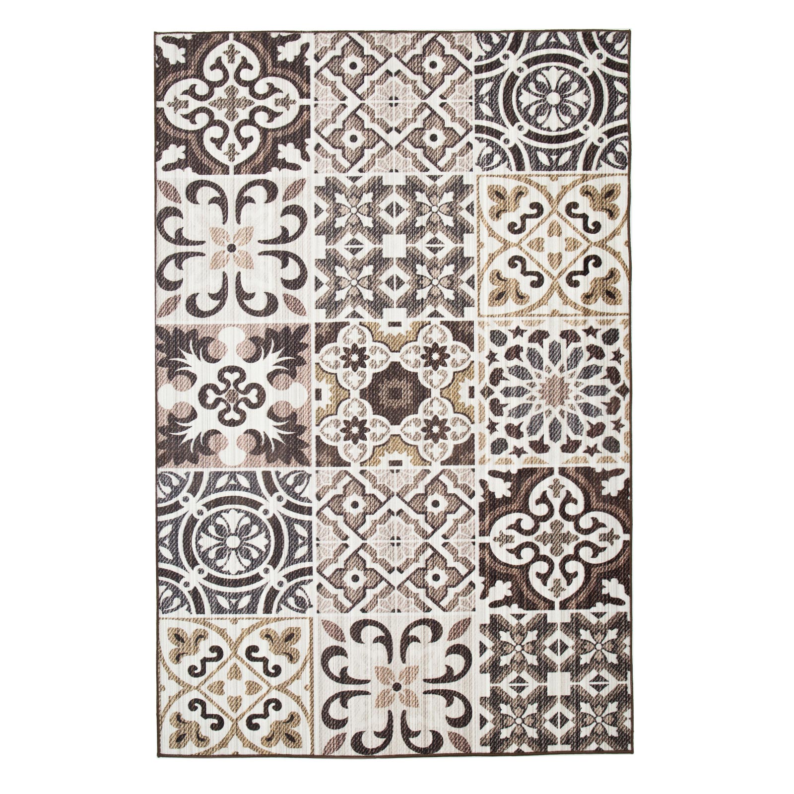 Teppich - braun-beige - 120x160 cm