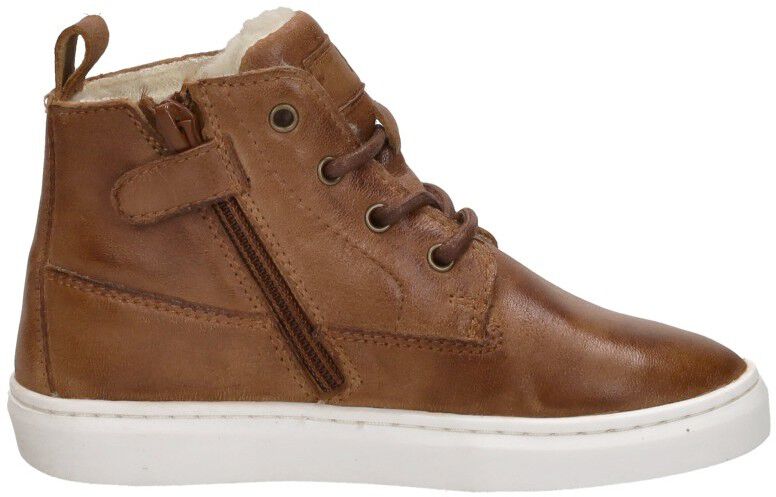 Keq Veterschoenen Hoog cognac