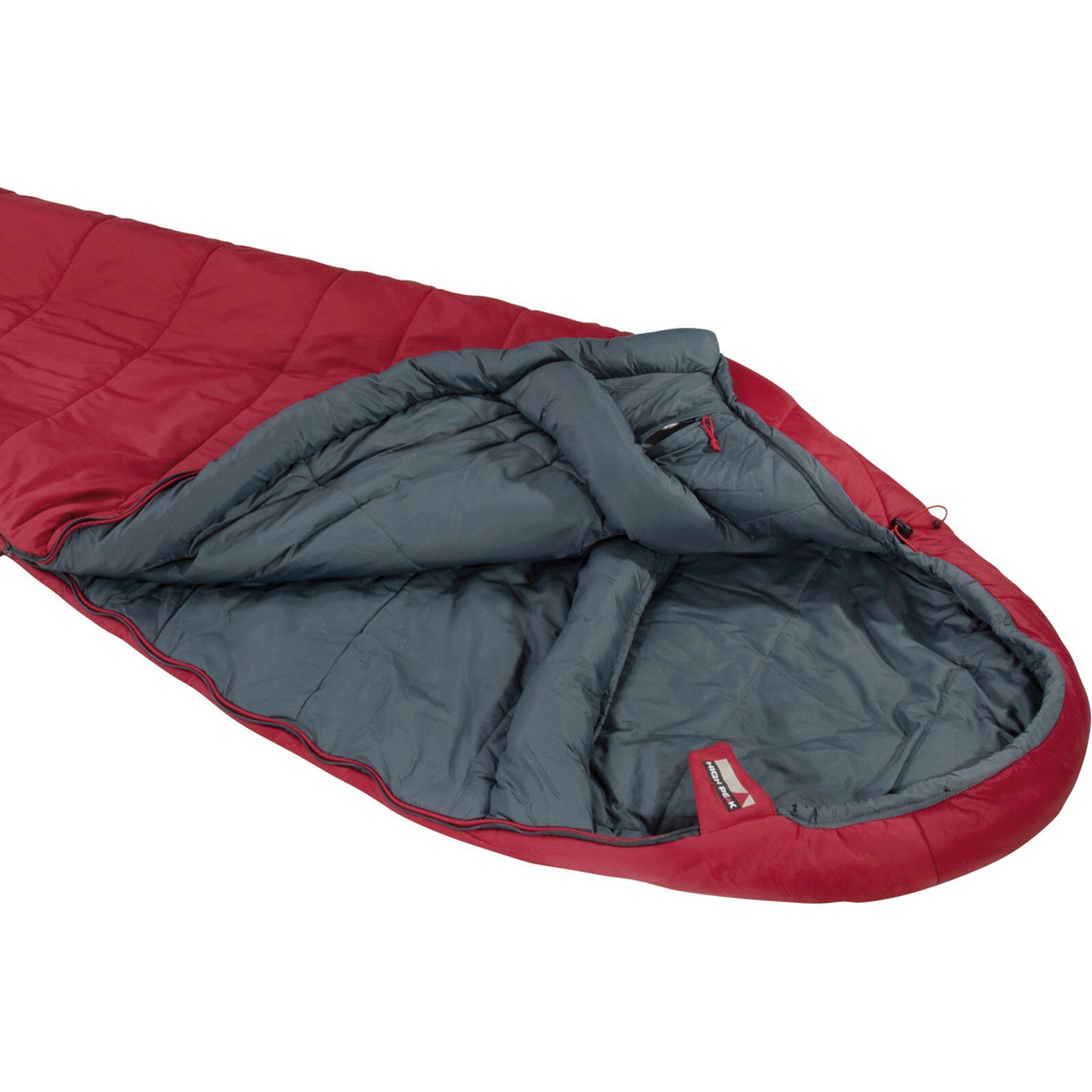 HIGH PEAK Mumienschlafsack Hyperion 5 Trekking Schlafsack 3 Jahreszeiten Leicht