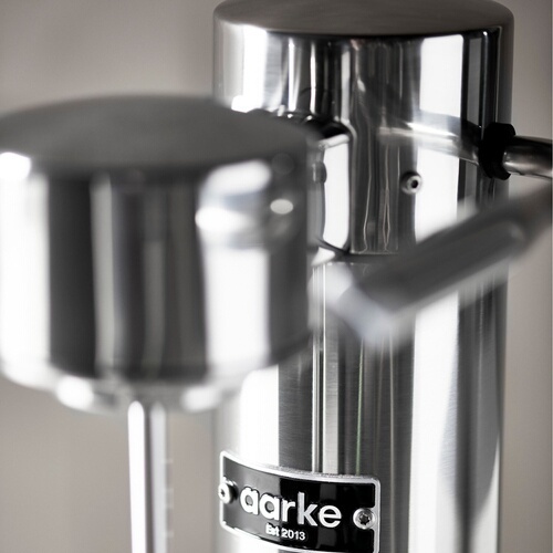 Machine à soda et eau gazeuse Aarke Pack Carbonator 3 Inox + CO2