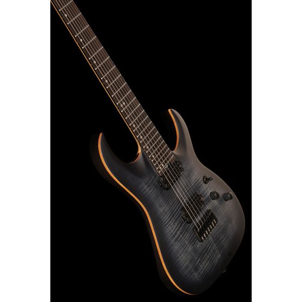 Harley Benton Amarok-7 BKNT Flame Bur Bundle