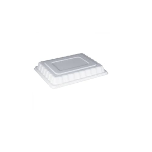 Couvercle pour plateau repas en fibre végétale 30x25cm Alphaform