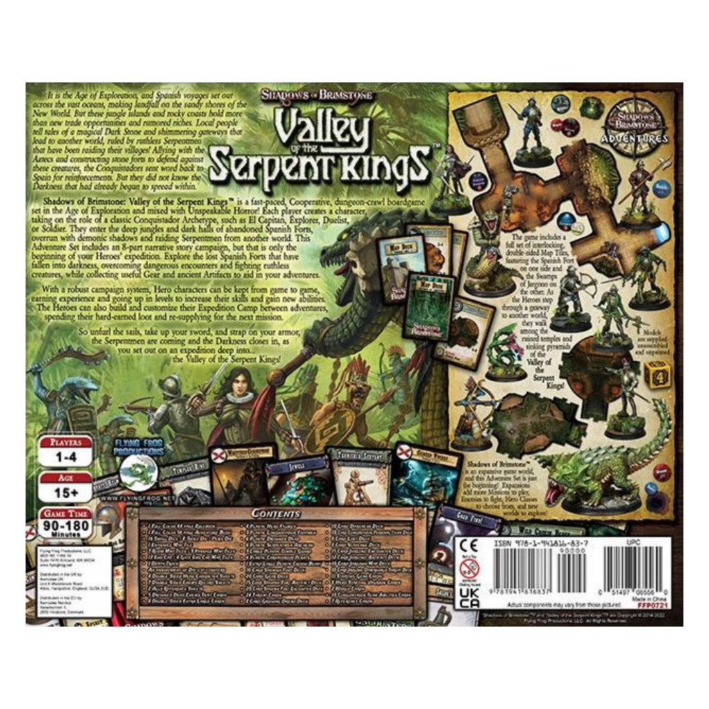 Shadows of Brimstone - Valley of the Serpent Kings Adventure Set