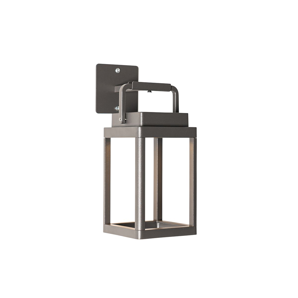 Buiten wandlamp donkergrijs incl. LED oplaadbaar - Yara