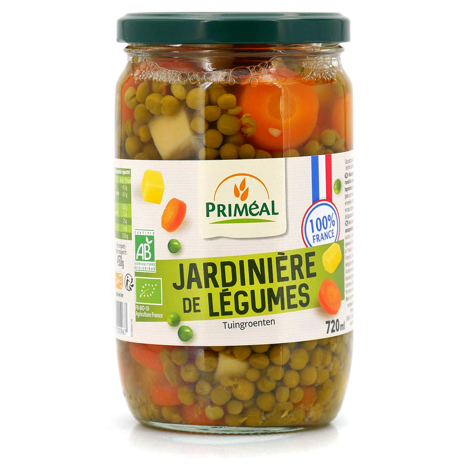 Jardinière de légumes bio de France
