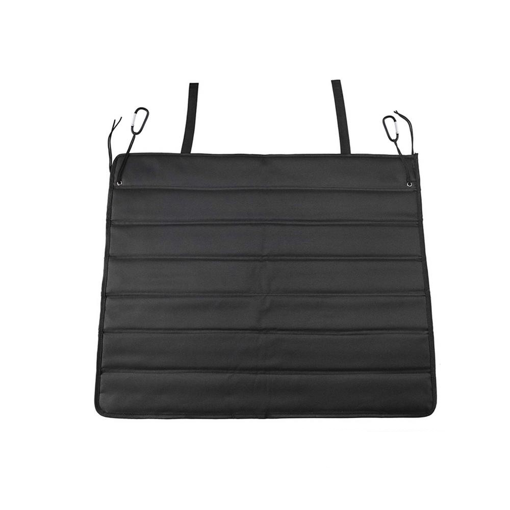 (80x63cm) Auto Ladekanten Schutz Kofferraum Stossstangen Abdeckung Wasserfeste Schondecke - Schwarz
