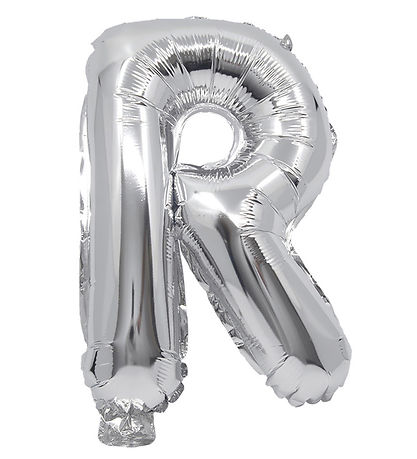 Decorata Party Folienballon - 35 cm - R - Silber