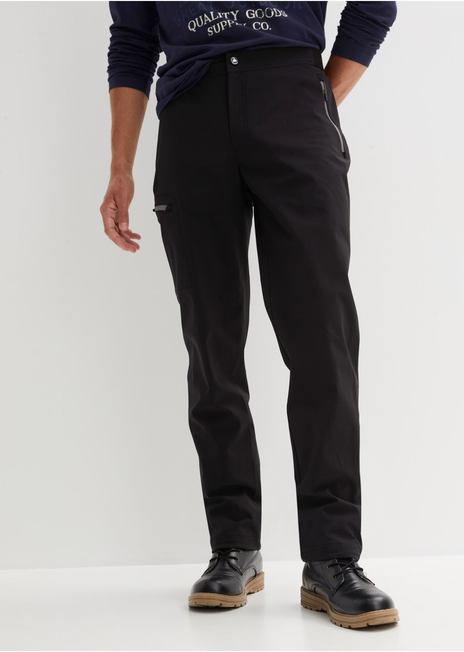 Pantalon fonctionnel avec taille confortable, Regular Fit